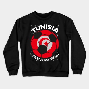 Tunisia Flag Soccer Football Team Crewneck Sweatshirt